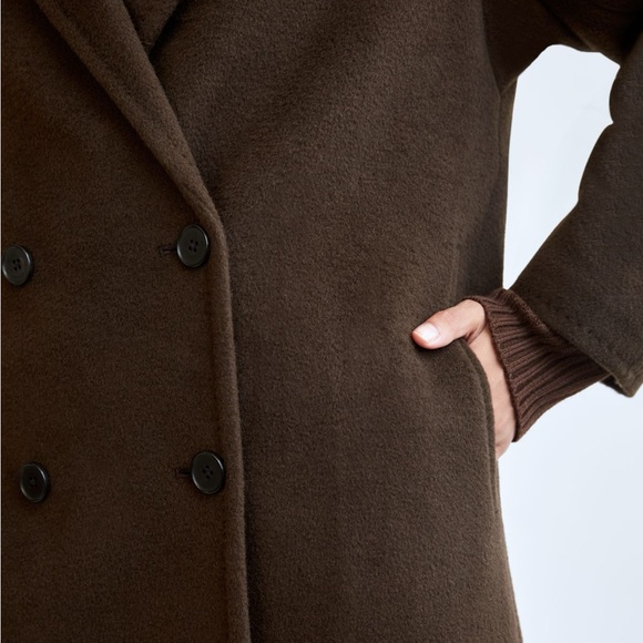 ARITZIA THE SLOUCH COAT BURNT CEDAR SIZE M - Picture 3 of 3